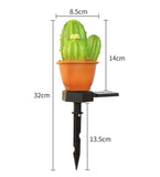 Décor Solar Powered LED Lawn Light Weatherproof Stake Lamp Landscape Décor