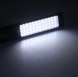 Portable 32 LED Work Light 360° Hook USB Rechargeable 1000LM Magnetic Back
