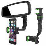 Universal Clip Cellphone Holder Multi-Joint Flexible Adjustment | Black+Green