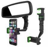 Universal Clip Cellphone Holder Multi-Joint Flexible Adjustment | Black+Green