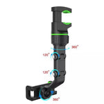 Universal Clip Cellphone Holder Multi-Joint Flexible Adjustment | Black+Green