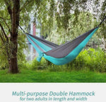Newdora Portable Parachute Hammock 2 - Double | Grey/Blue