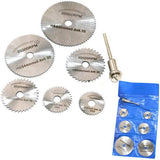 7pcs/Set HSS Circular Saw Cutting Blade Disk Kit | For Mini Drills Rotary Tool | 5 Sizes