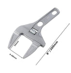 6-68mm Wide Jaw Wrench Shifter Spanner Shank Plumber Bathroom Adjustable
