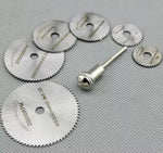 7pcs/Set HSS Circular Saw Cutting Blade Disk Kit | For Mini Drills Rotary Tool | 5 Sizes