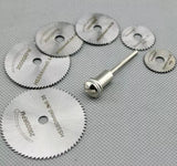 7pcs/Set HSS Circular Saw Cutting Blade Disk Kit | For Mini Drills Rotary Tool | 5 Sizes