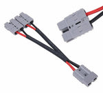 50 Amp Genuine Anderson Plug Connector Double Y Splitter Adaptor 6mm Automotive Cable