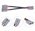 50 Amp Genuine Anderson Plug Connector Double Y Splitter Adaptor 6mm Automotive Cable