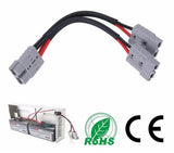50 Amp Genuine Anderson Plug Connector Double Y Splitter Adaptor 6mm Automotive Cable