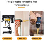 3pcs/Set HSS Straight Groove Step Drill Bit | Wood Metal Hole Cutter Drilling Tool Kit