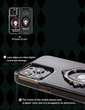 POP MART SKULLPANDA x THE ADDAMS FAMILY Series - Quite Wednesday Phone Case W/Wrist Chain | iPhone 13 Pro