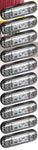 Single Colour 3 LED Side Marker Lights 12-24V Car Truck External Lights Warning Tail Light