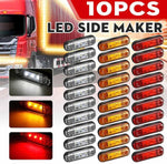 Single Colour 3 LED Side Marker Lights 12-24V Car Truck External Lights Warning Tail Light