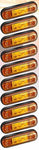 Single Colour 3 LED Side Marker Lights 12-24V Car Truck External Lights Warning Tail Light