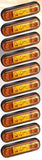 Single Colour 3 LED Side Marker Lights 12-24V Car Truck External Lights Warning Tail Light