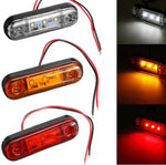 Single Colour 3 LED Side Marker Lights 12-24V Car Truck External Lights Warning Tail Light