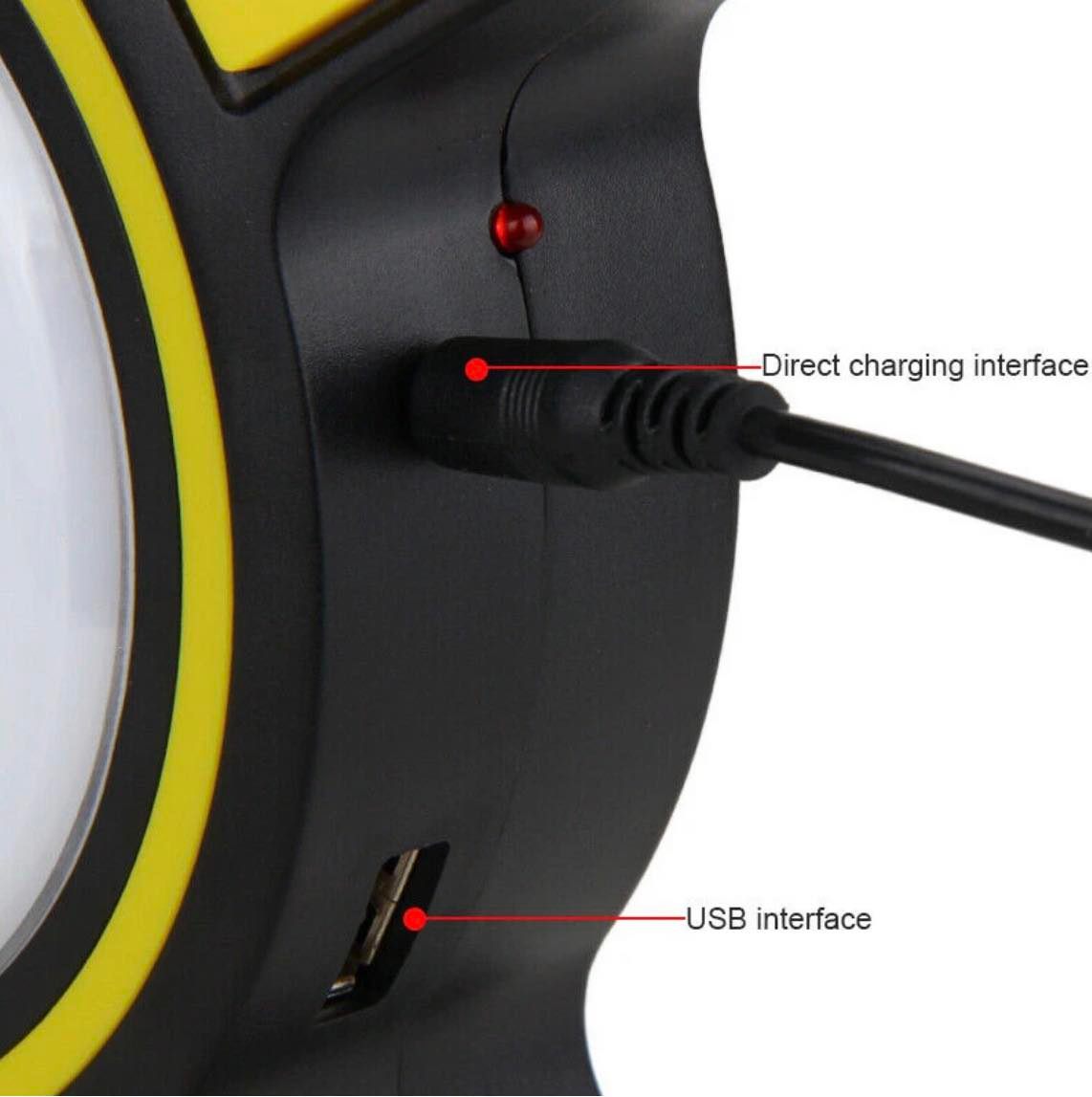2 in 1 Solar/USB Charging Camping Lantern Portable Outdoor COB LED