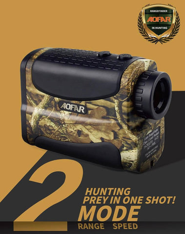 AOFAR HX-700N Laser Rangefinder Waterproof W/Battery & Carry Case