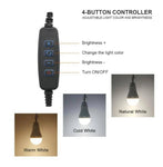 USB 5W 10LED Bulb Light W/On-Off Switch or Controller & Hook