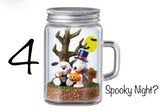 Re-Ment Miniature Peanuts Snoopy Terrarium Life in the USA Full Set | 6pcs Set