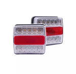 Pair 26LED Submersible/Waterproof Stop Taillight Kit Boat Truck Trailer Lights