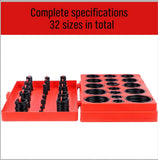 419pc Rubber O Ring Kit Metric Industrial Oring Assortment Auto Grommet Set | NBR70