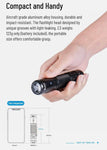 WUBEN C3 Rechargeable Tactical Flashlight Super Bright LED Flashlights | 1200 Lumens