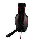 SADES 7.1 USB LED Light PC/Gaming Headset W/Mic | SA-902 Black/Red