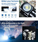 WUBEN H5 360° Rotation Shaft Multifunctional Clip Flashlight Headlamp