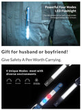 WUBEN E62 Multifunctional Penlight EDC LED Pen W/Blade | Grey Blue