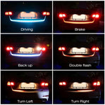 47" LED Car Rear Trunk Tailgate Strip Light Brake Drive Turn Signal Flow Lamp | 2 Model