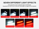 Multifunctional Work Light 2*XPE LED + White/Red COB W/Magnet | Grey | KXK-586