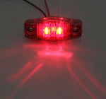 2 LED Side Marker Light Lamp RV Truck Trailer Caravan 12V-24V | Amber or Red | E4