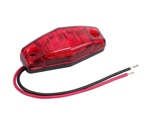 2 LED Side Marker Light Lamp RV Truck Trailer Caravan 12V-24V | Amber or Red | E4