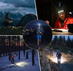 Triple Strips COB LED Induction Sensor Headlamp W/Built-in Battery | 2 Style | W689-3