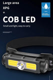 Tube XPG+COB Headlamp Built-in Battery USB Rechargeable W/Magnet | 1327