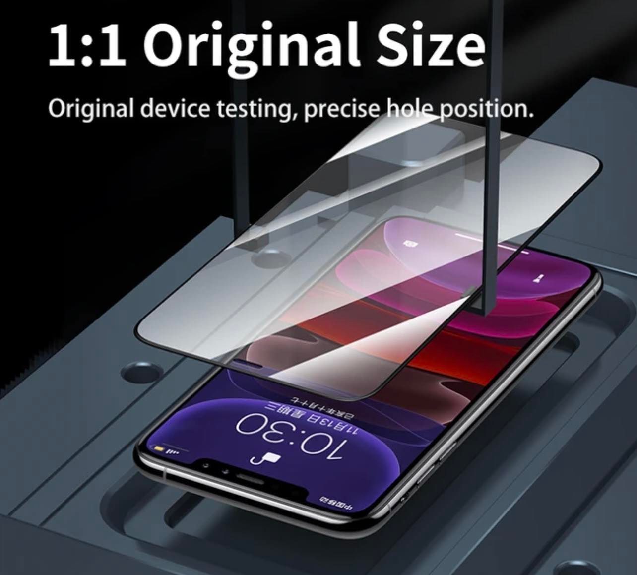 Tempered Glass Full Screen Protector Anti-Fingerprint Coating | iPhone 14 Pro Max 6.7”