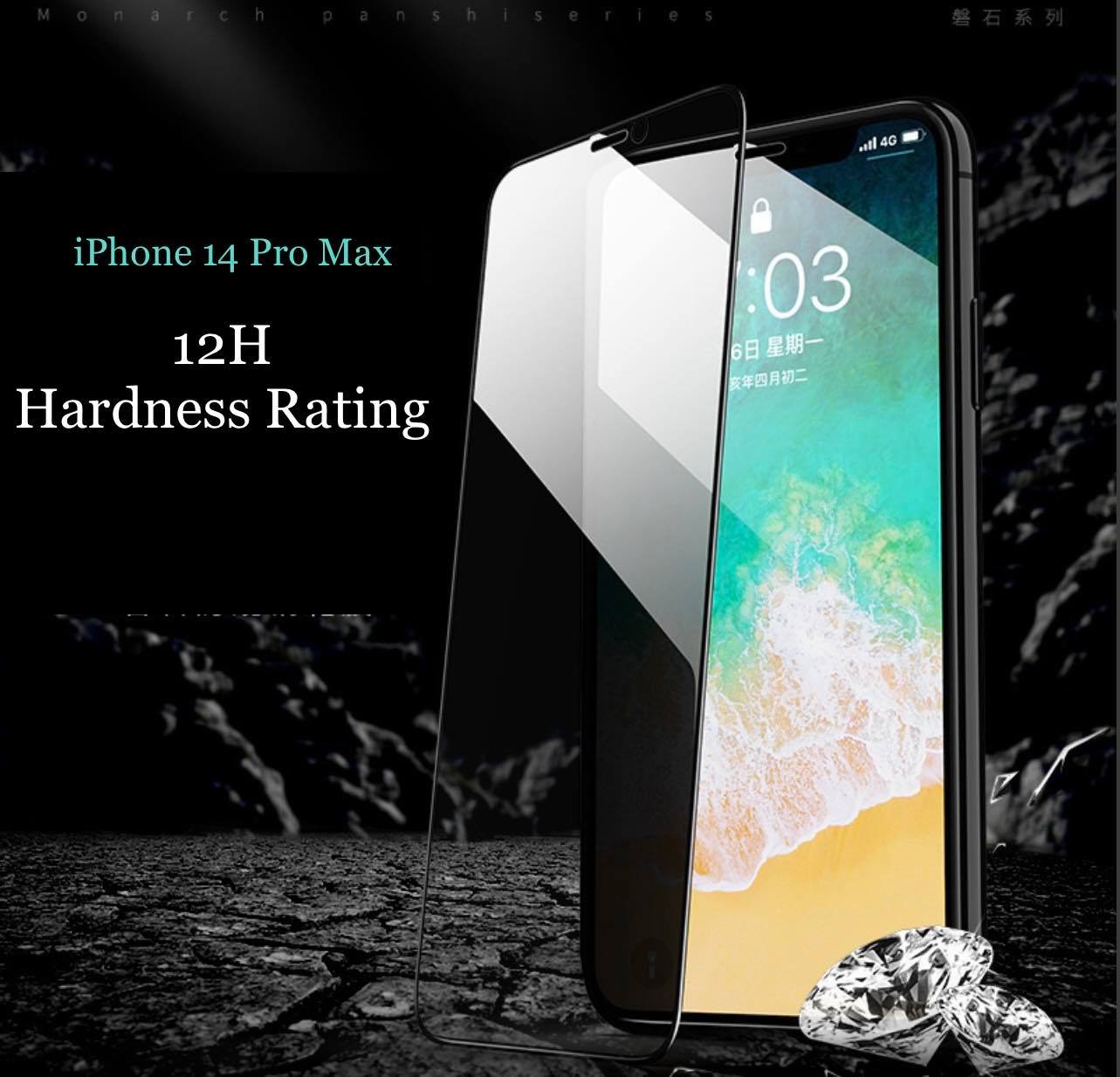 Tempered Glass Full Screen Protector Anti-Fingerprint Coating | iPhone 14 Pro Max 6.7”