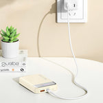 10,000mAh 20W Magnetic Wired/Wireless Power Bank W/Colour Display | White | RPP-525