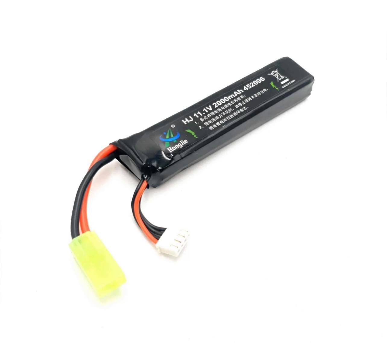 HJ 11.1v 2000mAh Polymer Lithium Battery W/Tamiya Plug | 452096