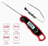 Dual Probe Meat/Grill Thermometer W/Alarm Function for Oven Safe | Red