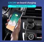 12V-24V Car Charger W/XPG+COB LED Flashlight & Emergency Glass Breaker | 2 Styles