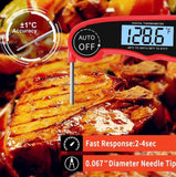 Dual Probe Meat/Grill Thermometer W/Alarm Function for Oven Safe | Red