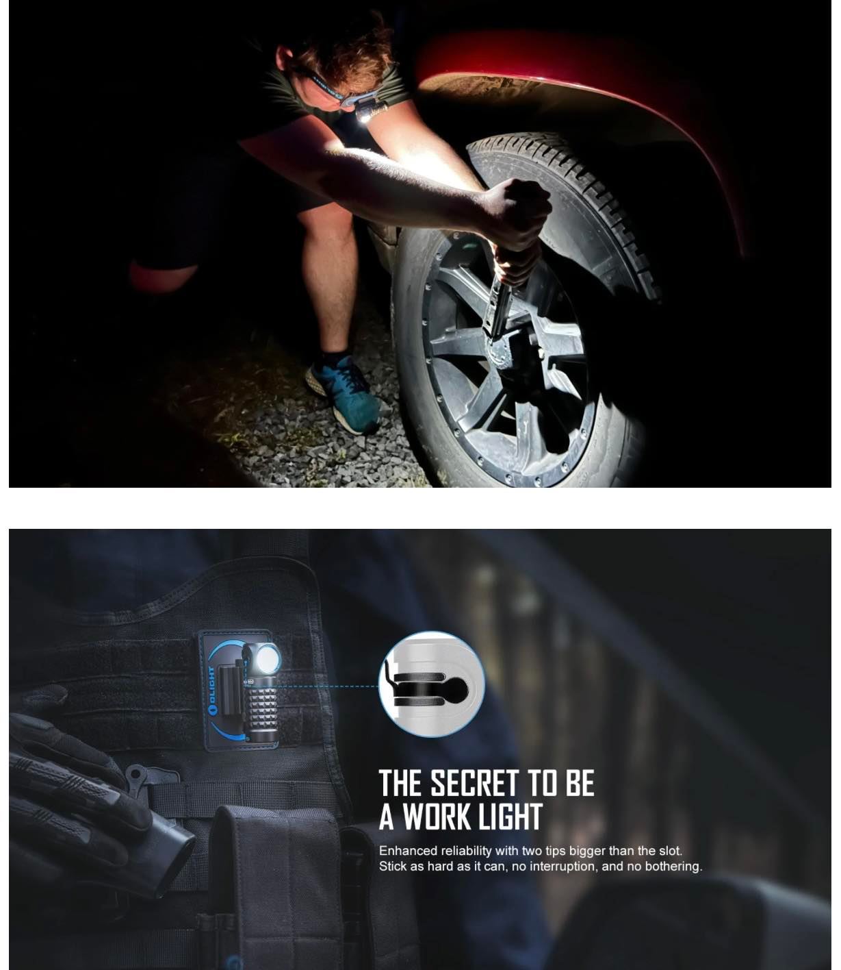 OLIGHT Perun Mini Kit Headlamps/EDC/Work Light | 1000LM | Black