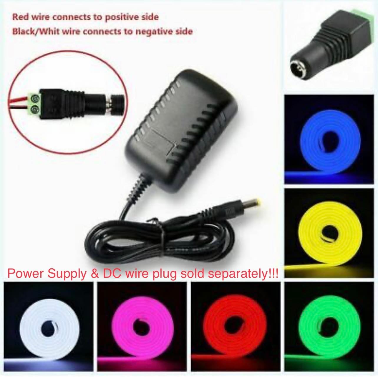 5 Metre Silicone LED Strip Neon Light 12V