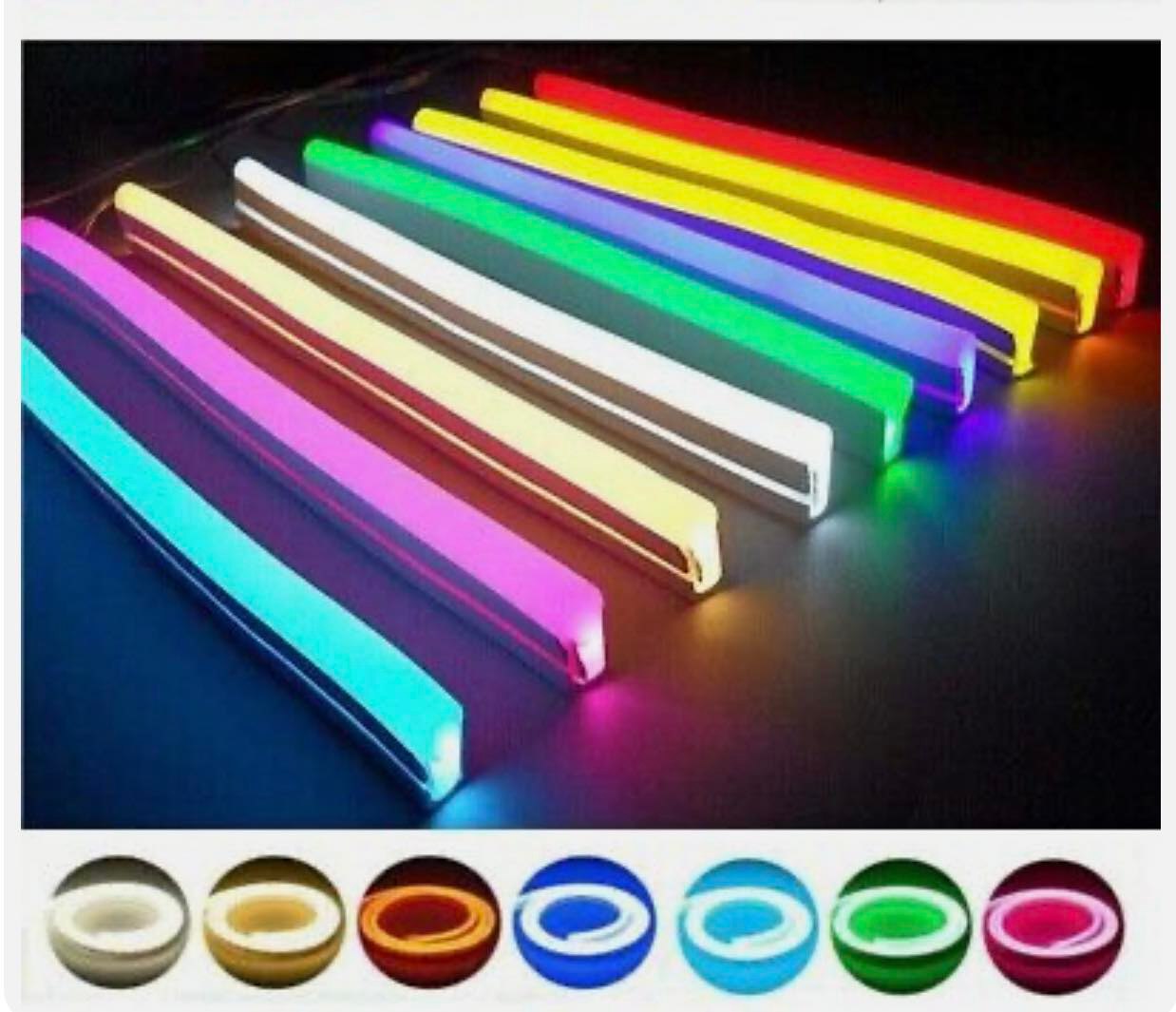5 Metre Silicone LED Strip Neon Light 12V