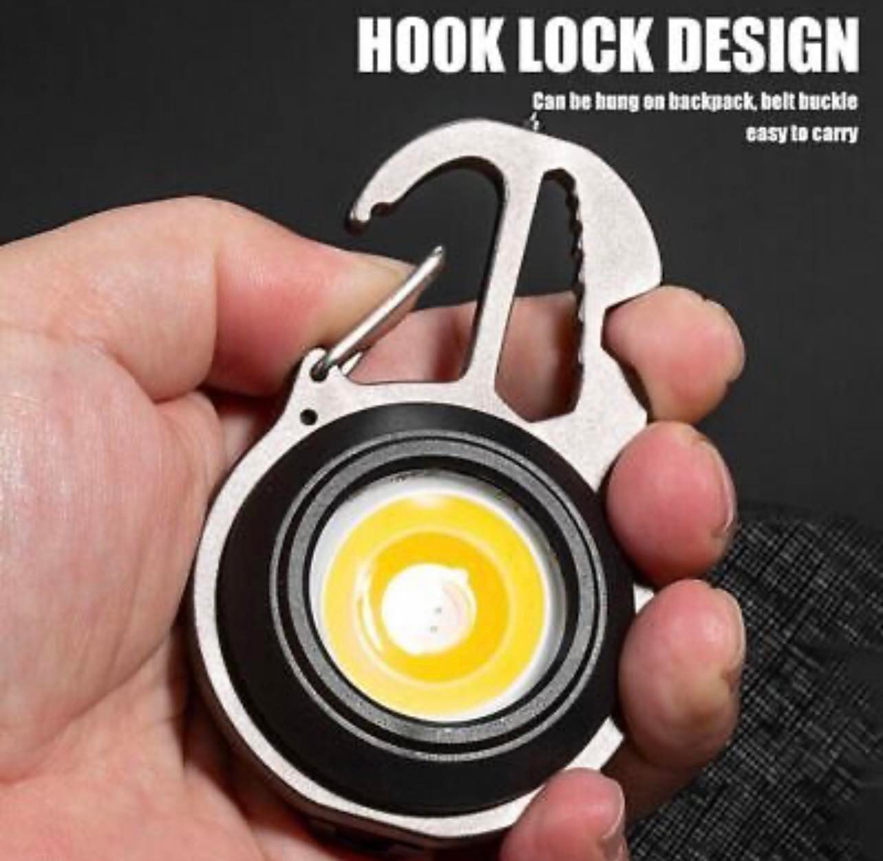 Mini COB Keychain Light W/4in1 Screwdriver & 7in1 Wrench | 2 Styles | Optional Tripod