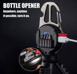 Mini COB Keychain Light W/4in1 Screwdriver & 7in1 Wrench | 2 Styles | Optional Tripod