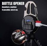 Mini COB Keychain Light W/4in1 Screwdriver & 7in1 Wrench | 2 Styles | Optional Tripod