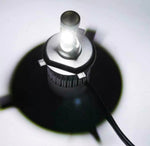 Pair Car COB LED Headlights Bulbs Globes W/Fan | H4-H7-H8/H9/H11